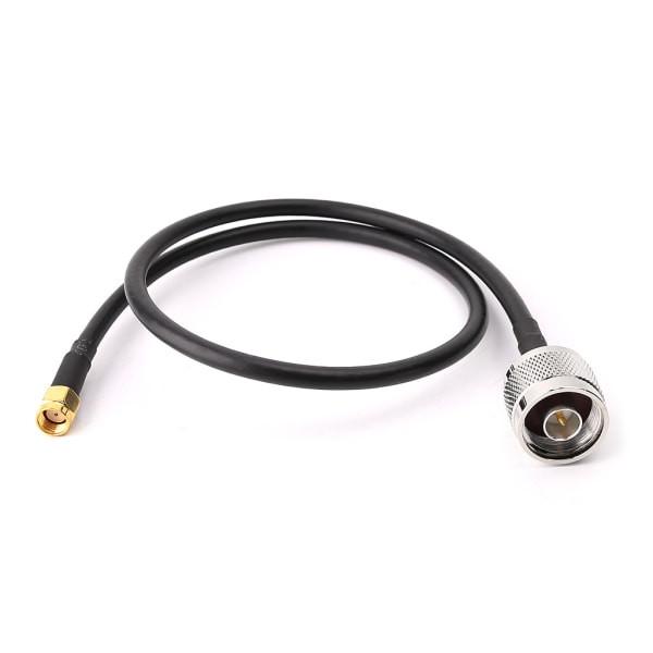 RG58 Pigtail Cable N Male to RP-SMA Male 3m RF Coaxial Antenna Cable.