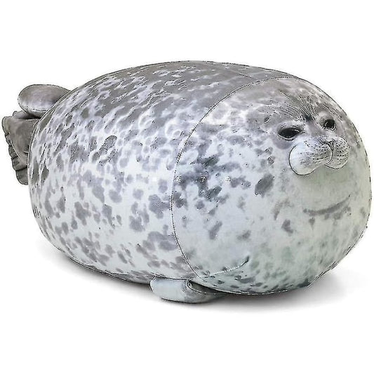 60cm seal pillow, chubby blob seal pillow Cute seal stuffed animal cotton plush toy Pillow Co.