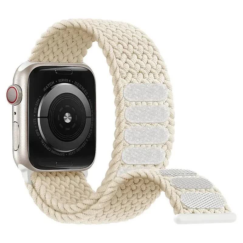 Braided Solo Loop Compatible with Apple Watch Ultra 49mm 45mm 44mm 42mm 41mm 40mm 38mm for Series 9 8 7 6 5 4 3 SE SummerU Bracelet