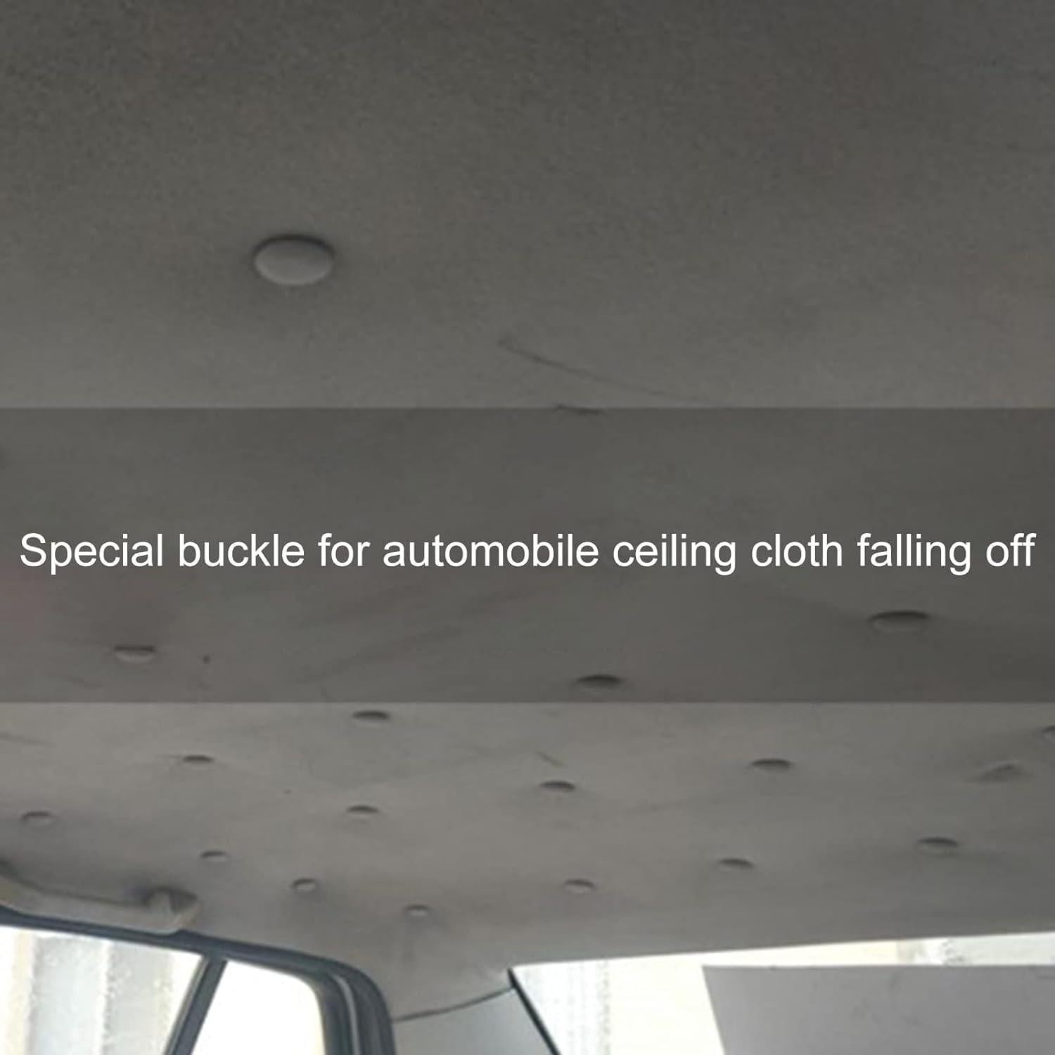 20Pcs Car Roof Repair Screw, Automotive Clips Auto Roof Snap Pins Retainer Practical Easy to Use Nylon Stable Car Roof Headliner Repair Kit Smooth Side.