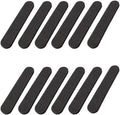 12pcs Hat Size Tape Hat Size Reducer Inserts Liner Foam Reducing Sizing Tape Sizer Self Adhesive for Hats Caps Make Smaller Sweatband Black