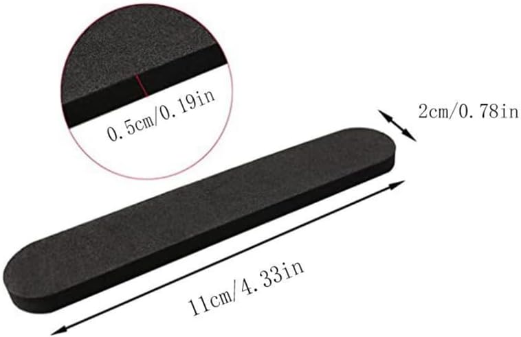 12pcs Hat Size Tape Hat Size Reducer Inserts Liner Foam Reducing Sizing Tape Sizer Self Adhesive for Hats Caps Make Smaller Sweatband Black