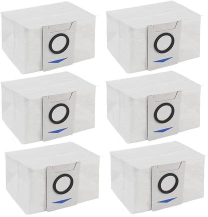 Dust Bags Spare Part for Ecovacs Deebot X1 X1 Plus T10 T10 Plus Robot Vacuum Cleaner Replacement Dust Garbage Bag Accessories (6 Pcs).