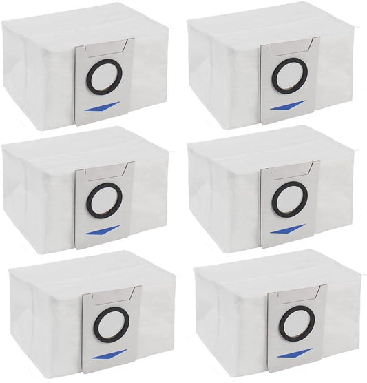 Dust Bags Spare Part for Ecovacs Deebot X1 X1 Plus T10 T10 Plus Robot Vacuum Cleaner Replacement Dust Garbage Bag Accessories (6 Pcs).