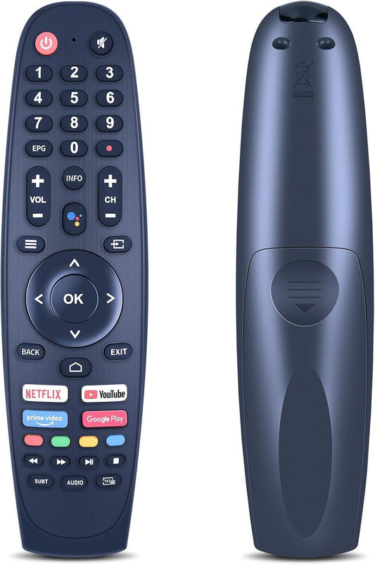 EC32V2HA EC40V2FA Replacement Remote for SANSUI, BLAUPUNKT, Caixun, ARRQW TVs - No Voice Function.