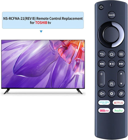 Replacement IR TV Remote Control for Insignia/Toshiba AMZ Smart TVsï¼Replace for NS-RCFNA-21 CT-RC1US-21 Remote.
