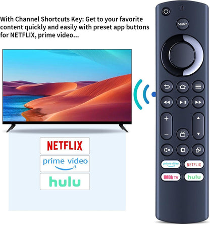 Replacement IR TV Remote Control for Insignia/Toshiba AMZ Smart TVsï¼Replace for NS-RCFNA-21 CT-RC1US-21 Remote.