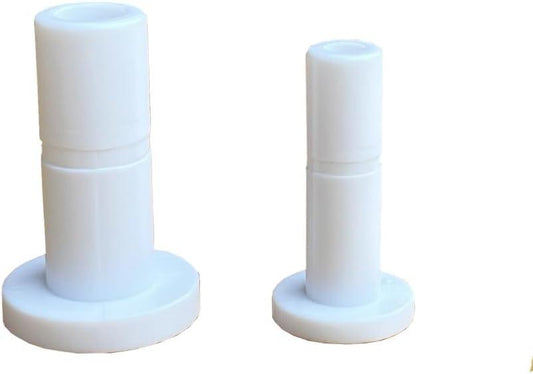2 Size 1/4'' and 3/8'' Plug End Cap for RO System Reverse Osmosis Water Line Fittings Quick Connect Fitting Prevent Leak (Fits 1/4â and 3/8'' both in 10 Piece), White, ROPF-W101438.