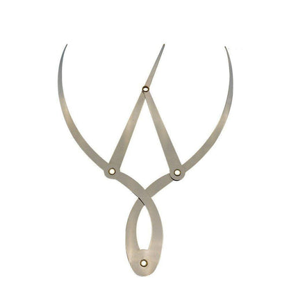 Golden Mean Calipers Golden Ratio Calipers Stainless Steel Eyebrow Ruler 1:1.618 Measure Tool for Tattoo Makeup.