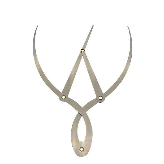 Golden Mean Calipers Golden Ratio Calipers Stainless Steel Eyebrow Ruler 1:1.618 Measure Tool for Tattoo Makeup.