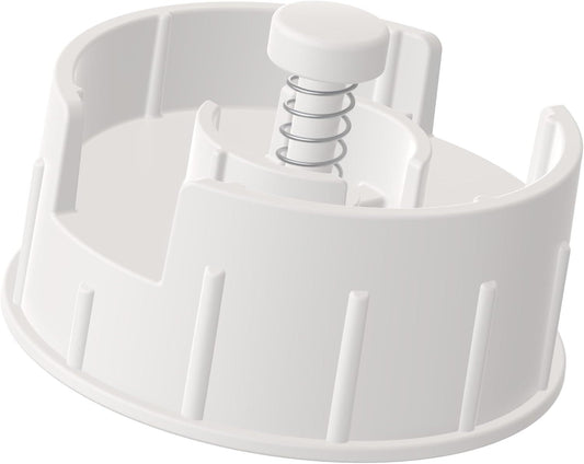 10pcs Narrow Baby Bottle Caps for Dr Brown & Medela Bottles, BPA Free Travel and Storage Baby Bottle Lids Replacement Parts with Sealing Gasket for Ameda Baby Bottles Accessory (White)  White    White.