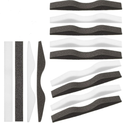50 Pcs Microfiber Memory Foam Nose Bridge Pads Anti Fog Self Adhesive Protection Nose Cushion Sponge Strip Seal