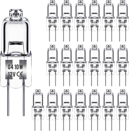 G4 halogen lamps 10W 12V - Warm white - 20-pack 10W 20pcs 10W