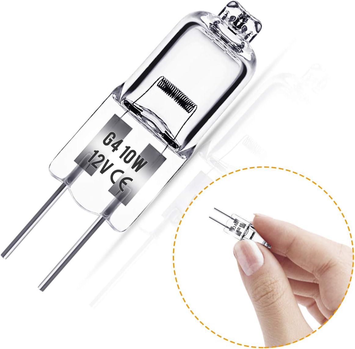 G4 halogen lamps 10W 12V - Warm white - 20-pack 10W 20pcs 10W
