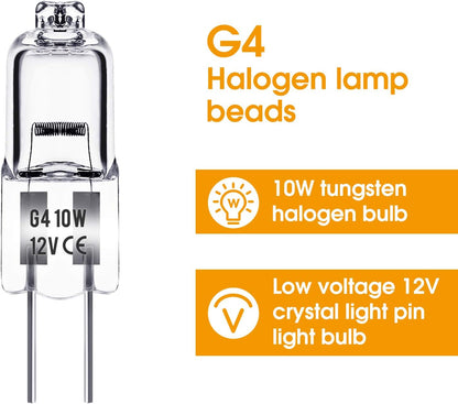 G4 halogen lamps 10W 12V - Warm white - 20-pack 10W 20pcs 10W
