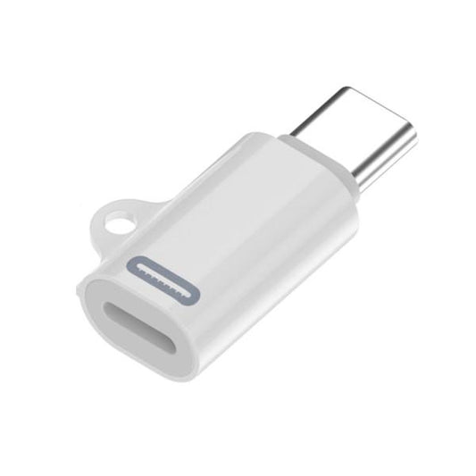 Compatible with iPhone, Lightning to USB-C adapter compatible with e.g. iPhone 15 White.
