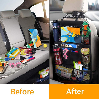 2-PACK Universal car back seat mobile/tablet multiple holders Black Black Black.