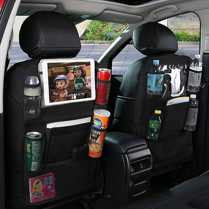 2-PACK Universal car back seat mobile/tablet multiple holders Black Black Black.