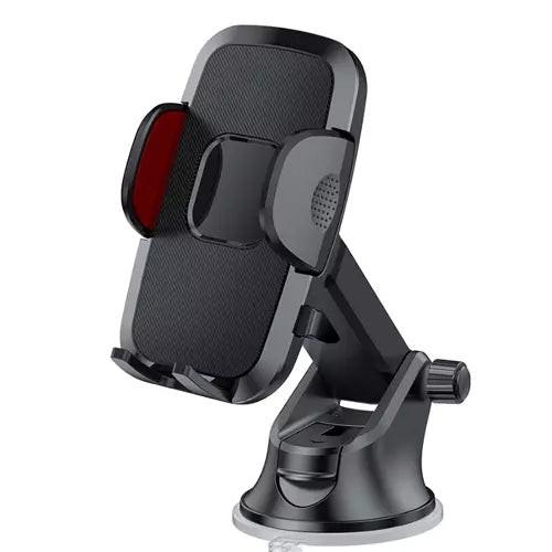 Car Phone Holder with Suction Cup Mount for Mobile Devices.