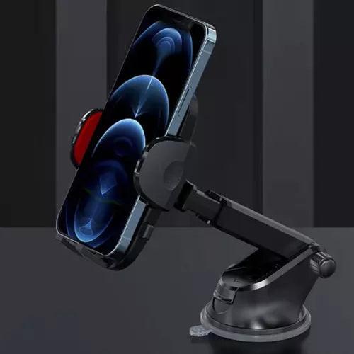 Car Phone Holder with Suction Cup Mount for Mobile Devices.