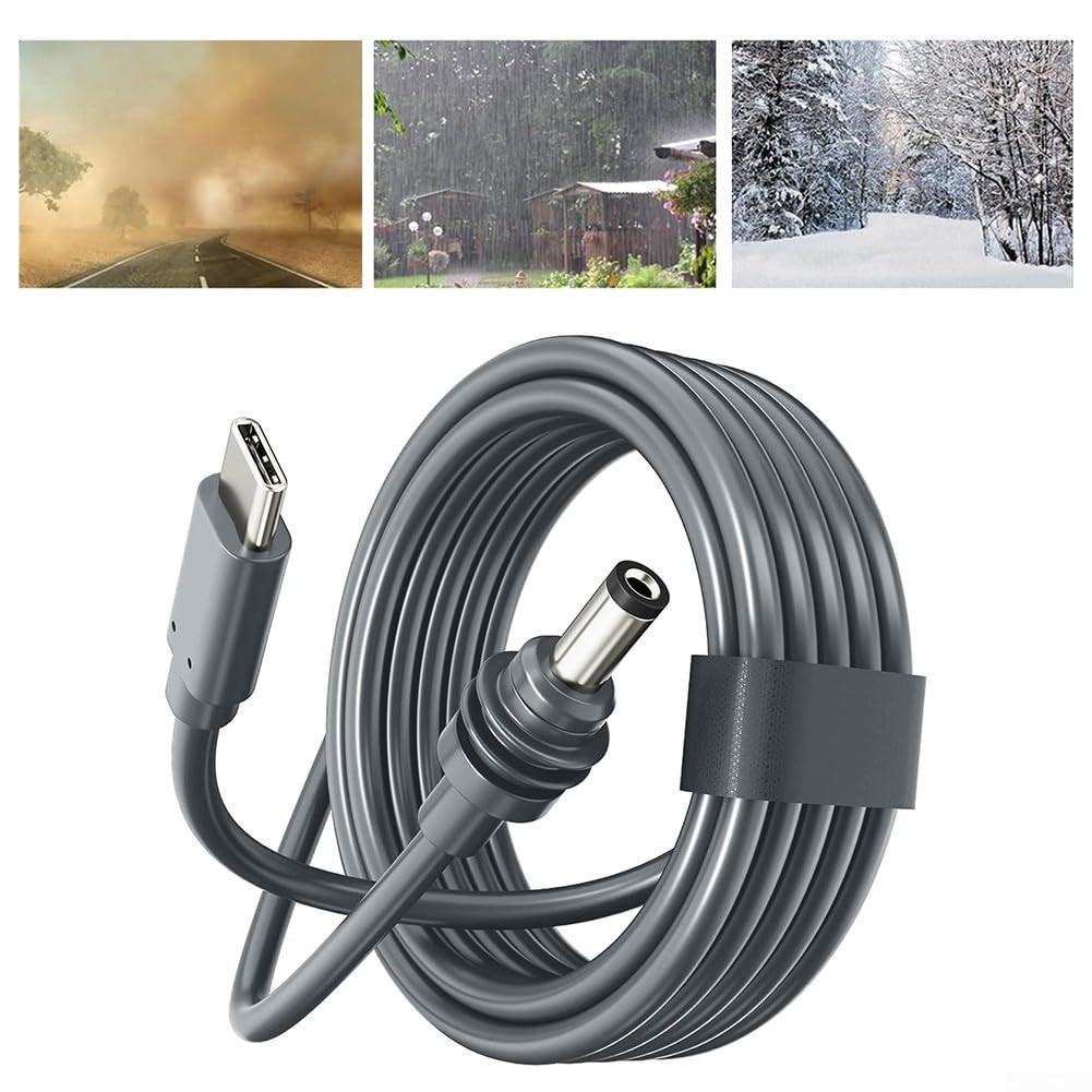 Starlink Mini Power Cable Waterproof DC Male to USB-C 2M.