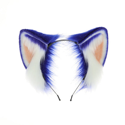 Comic show stage performance cosplay props blue Sonic the Hedgehog ears headband.