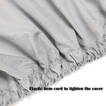 Outdoor Waterproof Chair Covers 2-Pack for Pontoon Boat Bench Protector Oxford Fabric Compatible with Pedestal Captain Chair.