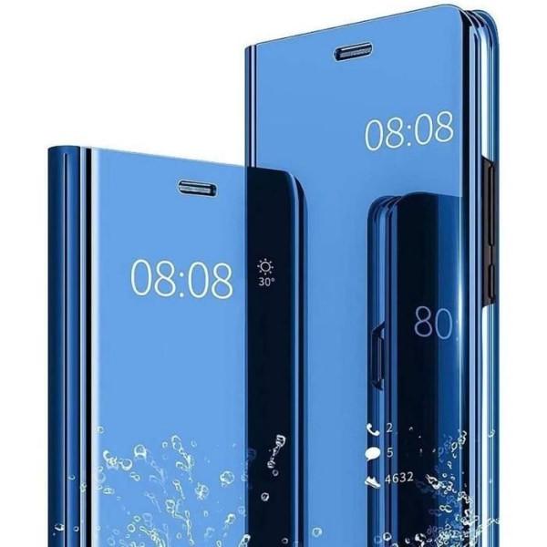 Compatible with Samsung S21 FE Transparent Blue Full Body Protection Smart Case 360 Samsung.