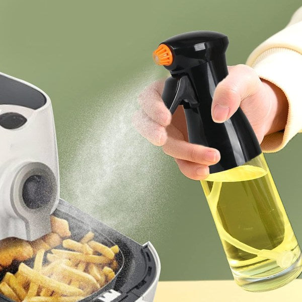 Olive Oil Cooking Spray 200ml Bottle for Air Fryer, Salad, BBQ, Pasta - Kitchen Accessories