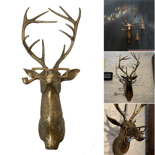 Compatible with Frankie Stag Animal Resin Hanging Ornament Max Rabbit Wall Art Door Decor Gift.