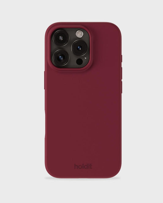 holdit iPhone 16 Pro Max Mobile Case Silicone Red Velvet_max.