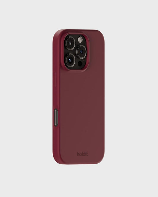 holdit iPhone 16 Pro Max Mobile Case Silicone Red Velvet_max.