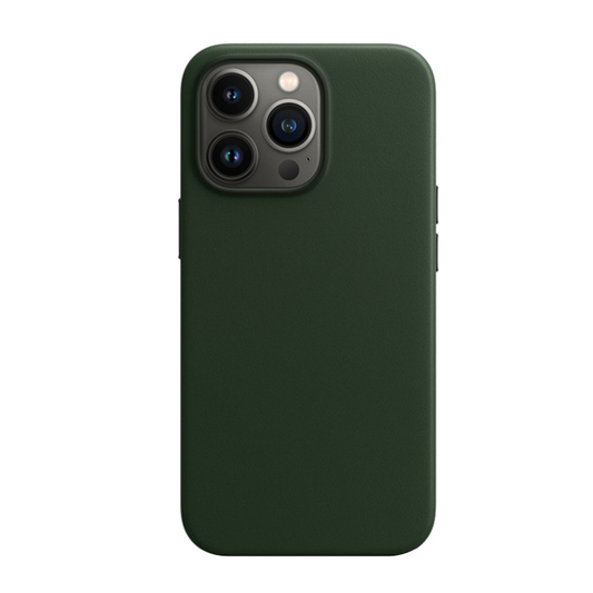 Compatible with iPhone 13 Mini MagSafe Leather Case â Fir Green (Ultimate Protection).