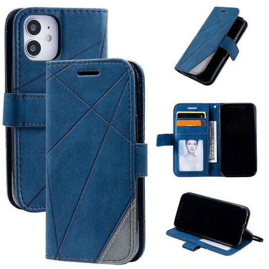 Case Compatible with iPhone 11 Leather Magnetic Folio Case with Card Holder Compatible with iPhone 11- Perfect Blue-max Blue.