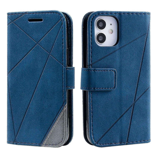 Case Compatible with iPhone 11 Leather Magnetic Folio Case with Card Holder Compatible with iPhone 11- Perfect Blue-max Blue.
