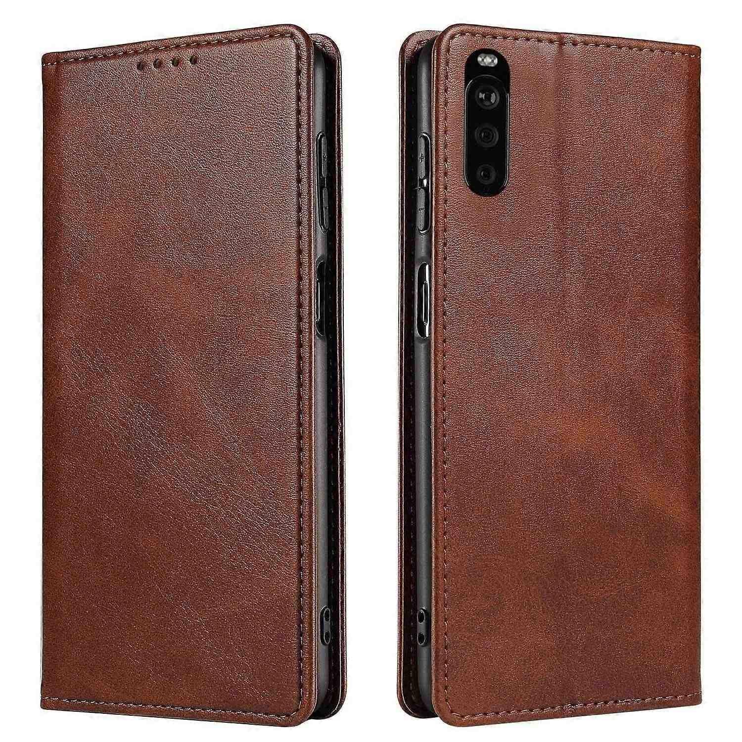 Compatible with Sony Xperia 10 III 5G Mobile Case - Perfect Brown-max Brown.