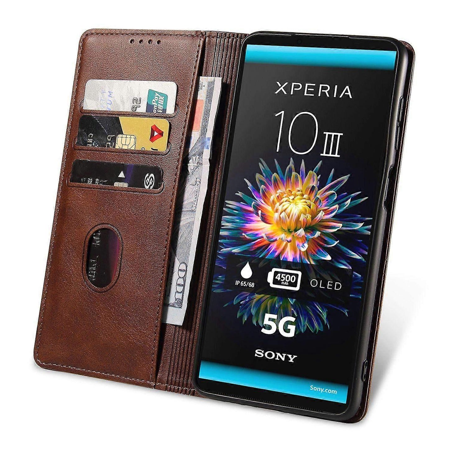 Compatible with Sony Xperia 10 III 5G Mobile Case - Perfect Brown-max Brown.