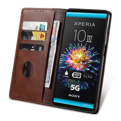 Compatible with Sony Xperia 10 III 5G Mobile Case - Perfect Brown-max Brown.
