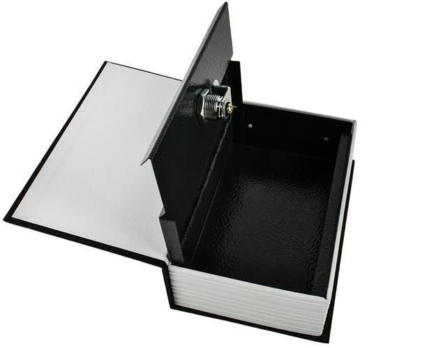 Hidden safe | Book safe with lock black black_max black.