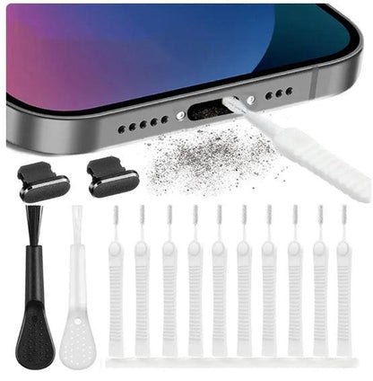 Compatible with iPhone Mobile Phone Charging Port Dust Plug Cleaning Kit.