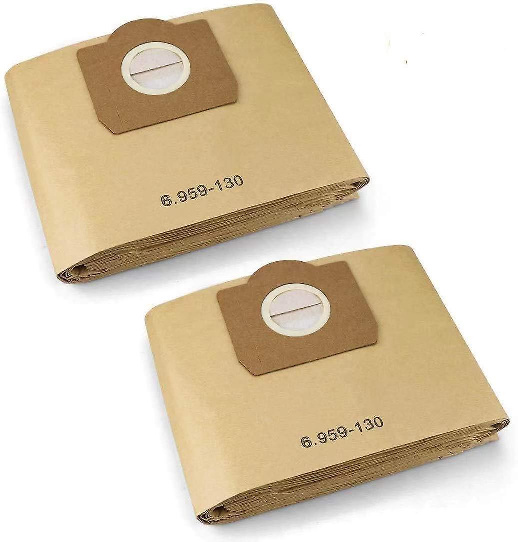 10-pack vacuum cleaner bags for Karcher 6.959-130.0 filter bags A 2201/2204/2504.