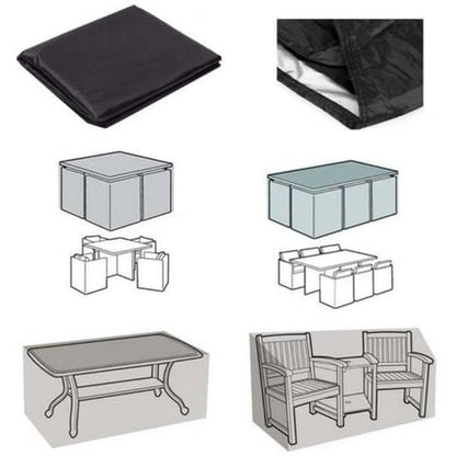 Rectangular Cover Waterproof Cover Outdoor Furniture Cover Waterproof Tarpaulin Oxford Clo.