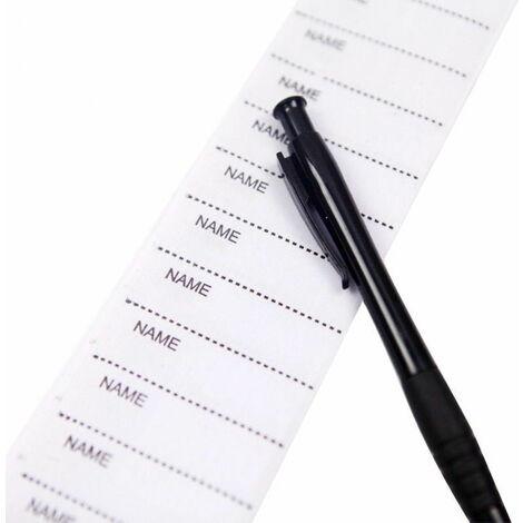 200 pcs iron-on labels woven labels Name labels with names to write labels School name labels, whiteï¼Fonepro.