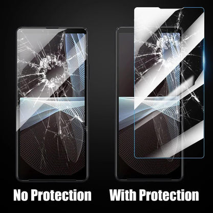 3pcs 0.26mm 2.5D Tempered Glass Screen Protector Compatible with Sony Xperia 1 III.