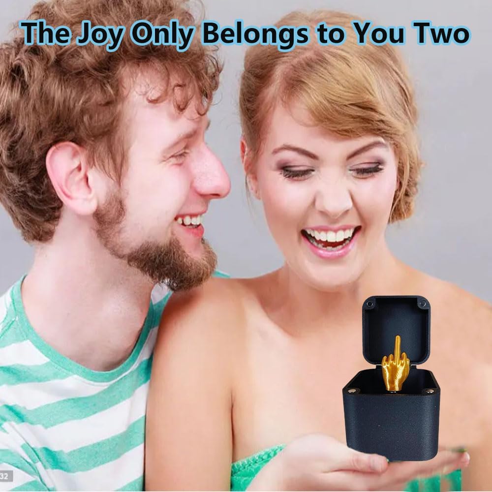 Middle Finger in a Box, Box of Middle Fingers, Middle Finger Surprise Gift, Joke Gift with Protruding Hand for Adults, for the Office (1 pc) 1Pcs.