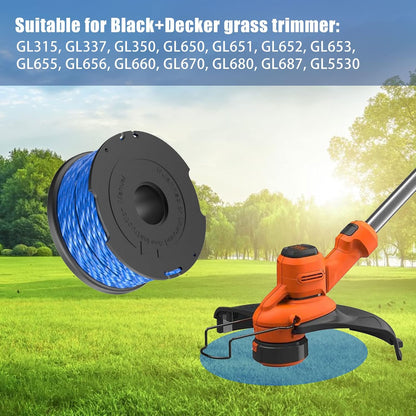 Replacement Spool for Black \u0026 Decker A6441 Trimmer Line 1.65mm Compatible with GL652 GL655 GL650 GL660 GL680