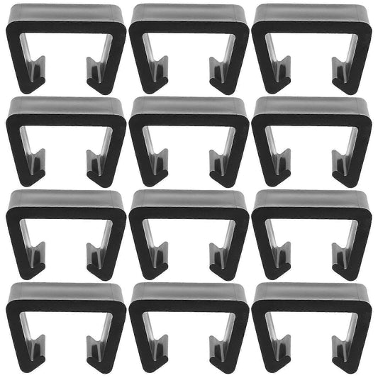 12pcs Garden Furniture Clamps Patio Furniture Clamps Outdoor Sofa Patio Furniture Coupling Clamps.