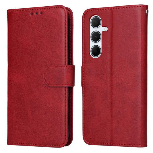 Compatible with Samsung A56 5G Wallet Case Red PU Leather Samsung.