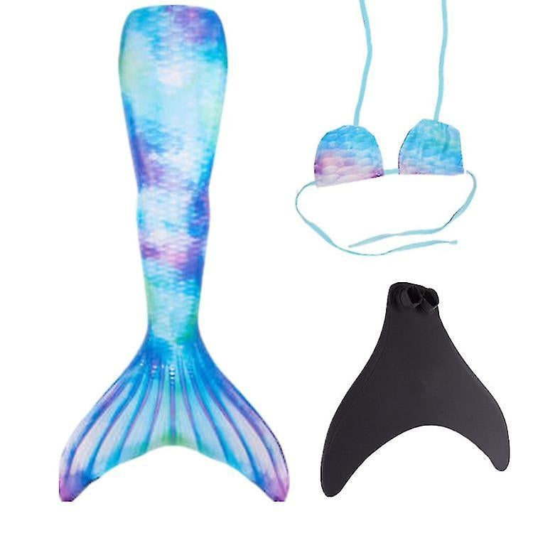 Swimming Fins Monofin 110 for Kids Adults Mermaid Tail Monofin for Water Sports.