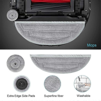 Replacement Parts for Roborock S8 Maxv Ultra, Main Brush and Side Brush As Shown_MGF As Shown.